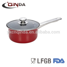 Bandeja de cobre do leite do saucepan do aço de carbono do cookware do saucepannonstick do preço do competidor